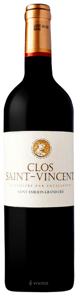 Clos Saint-Vincent Saint-Émilion Grand Cru | Vivino 日本