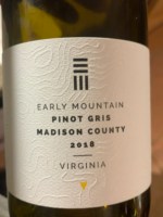 Early Mountain Pinot Gris
