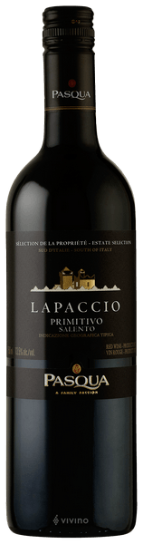 Pasqua Vigneti e Cantine Lapaccio Primitivo Salento
