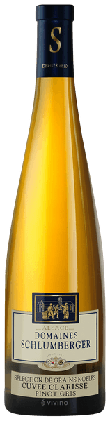Domaines Schlumberger Cuvée Clarisse Pinot Gris Alsace Sélecion de Grains Nobles