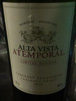 Alta Vista Atemporal Limited Edition Cabernet Sauvignon - Cabernet Franc