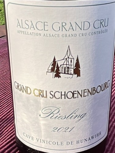 Cave Vinicole de Hunawihr Riesling Alsace Grand Cru 'Schoenenbourg ...