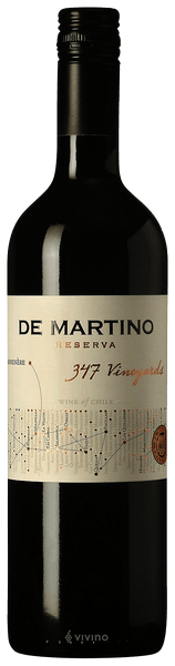 De Martino Reserva 347 Vineyards Carmenère