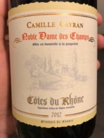 Camille Cayran Noble Dame des Champs Côtes-du-Rhône