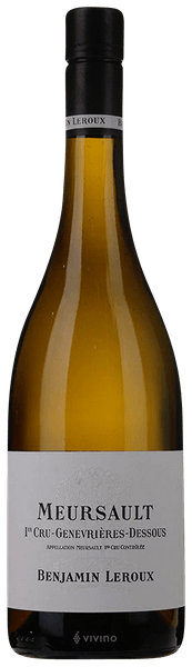 Benjamin Leroux Meursault Premier Cru 'Genevrières Dessous'