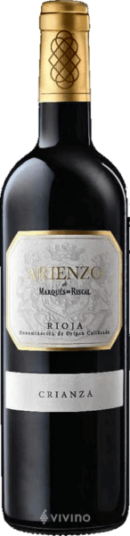 Vinho Marqués de Riscal Tinto Seco Espanha Arienzo Crianza Tempranillo 2019 750ml