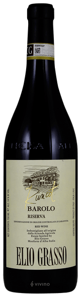 Elio Grasso Barolo Riserva Rüncot