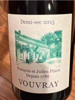 Domaine François et Julien Pinon Vouvray Demi-Sec