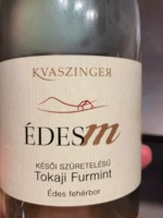 Kvaszinger ÉdesM Késői Szüretelésű Tokaji Furmint