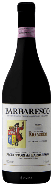 Produttori del Barbaresco Barbaresco Riserva Rio Sordo