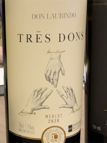Don Laurindo Três Dons Merlot | Vivino English