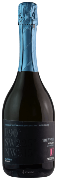 Zardetto Tre Venti Rive di Ogliano Conegliano Valdobbiadene Prosecco Superiore Extra Brut