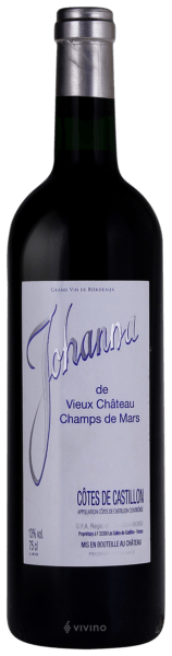 Vieux Château Champs de Mars Johanna Côtes de Castillon | Vivino