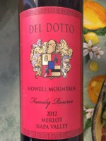 Del Dotto Merlot Howell Mountain Family Reserve