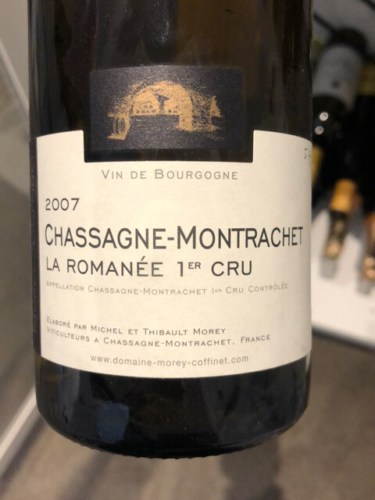 Morey-Coffinet Chassagne-Montrachet La Romanée 1er Cru | Vivino