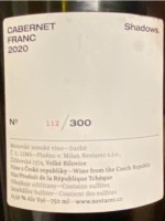 Milan Nestarec Shadows. Cabernet Franc