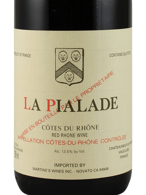 Château Rayas La Pialade Côtes du Rhône Rouge | Vivino English