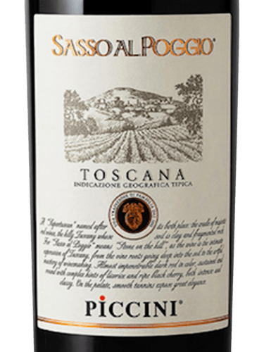 2019 Piccini Sasso al Poggio Toscana | Vivino US