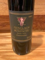 Gundlach Bundschu Zinfandel