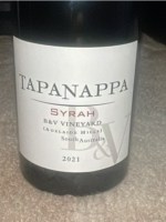 Tapanappa B&V Vineyard Syrah