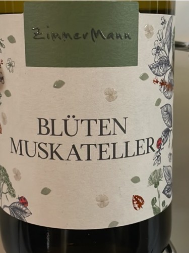 Zimmermann Blütenmuskateller Vivino US