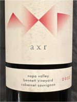 AXR Bennett Vineyard Cabernet Sauvignon