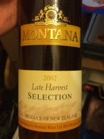Montana Late Harvest Selection
