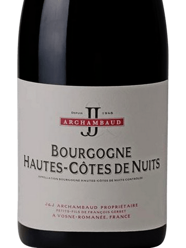 Bourgogne Hautes-Côtes de Nuits 2009 Archambaud Bourgogne Hautes-Côtes de Nuits | Vivino English