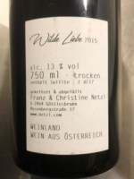 Weingut Netzl Wilde Liebe Trocken