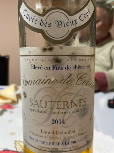 Domaine de Couite Sauternes | Vivino English