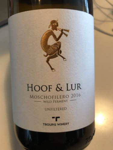 Image result for Troupis "Hoof & Lur" Moschofilero