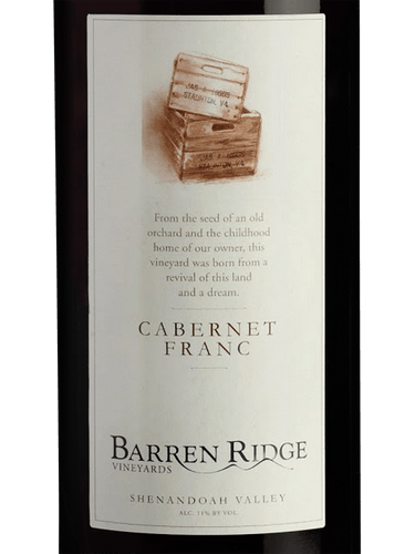 Barren Ridge Cabernet Franc | Vivino English