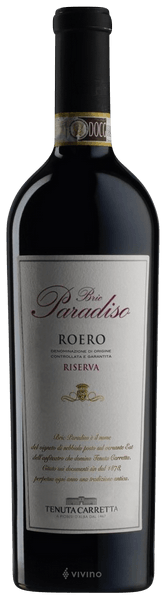 Tenuta Carretta Bric Paradiso Roero Riserva
