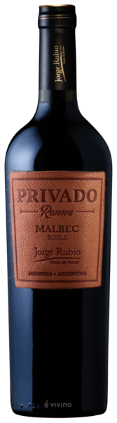 Jorge Rubio Privado Reserva Malbec Roble