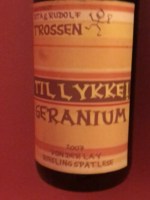 Rita & Rudolf Trossen Tillykke! Geranium Riesling Spätlese