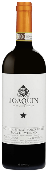Joaquin Vino della Stella Fiano de Avellino