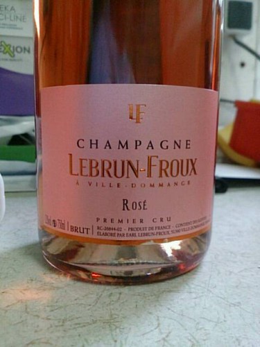Lebrun-Froux Brut Rosé Champagne Premier Cru | Vivino