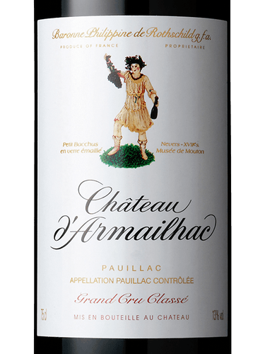 2019 Château d'Armailhac Pauillac (Grand Cru Classé) | Vivino English
