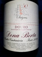 Dona Berta Sagres Vinha Centenária Tinto