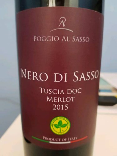 Poggio Al Sasso Nero di Sasso Tuscia Merlot | Vivino US