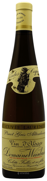 Domaine Weinbach Clos des Capucins Pinot Gris Alsace Altenbourg Cuvée Laurence