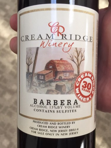 Cream Ridge Barbera | Vivino English