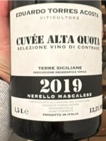 Eduardo Torres Acosta Cuvée Alta Quota Nerello Mascalese