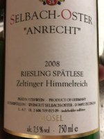 Selbach-Oster Anrecht Zeltinger Himmelreich Riesling Spätlese