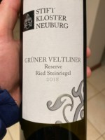 Stiftskellerei Klosterneuburg Ried Steinriegel Reserve Grüner Veltliner