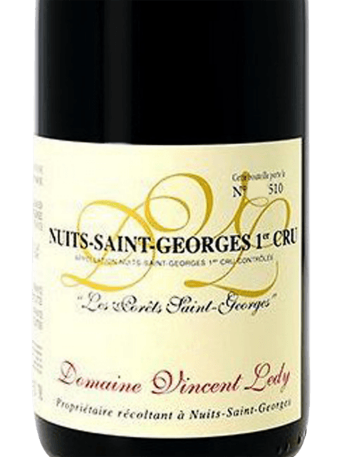 Vincent Ledy Nuits-Saint-Georges 1er Cru 'Les Porêts Saint Georges