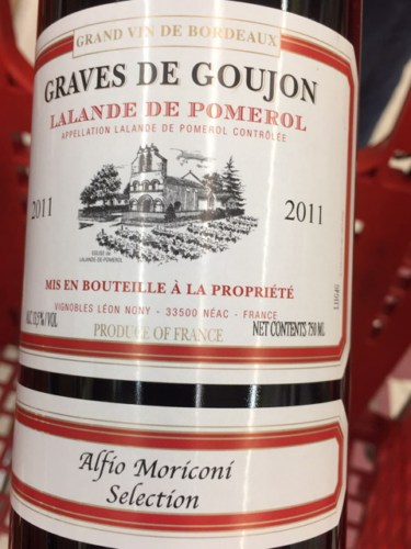 Lalande de Pomerol Alfio Moriconi Selection