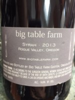Big Table Farm Syrah