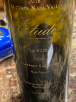 Etude Auction Napa Valley Lot #229 Cabernet Sauvignon