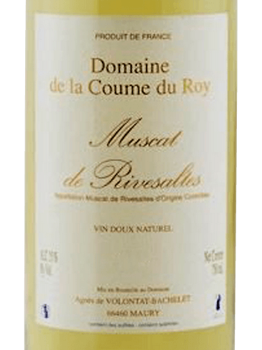 La Coume Du Roy Muscat de Rivesaltes | Vivino Brasil